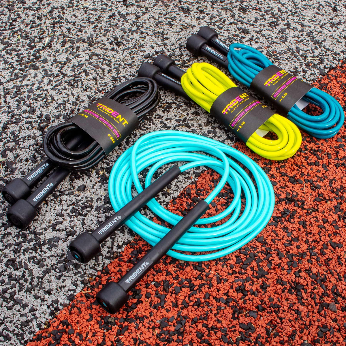 Trident Milestone Skipping Rope - Electric Neon