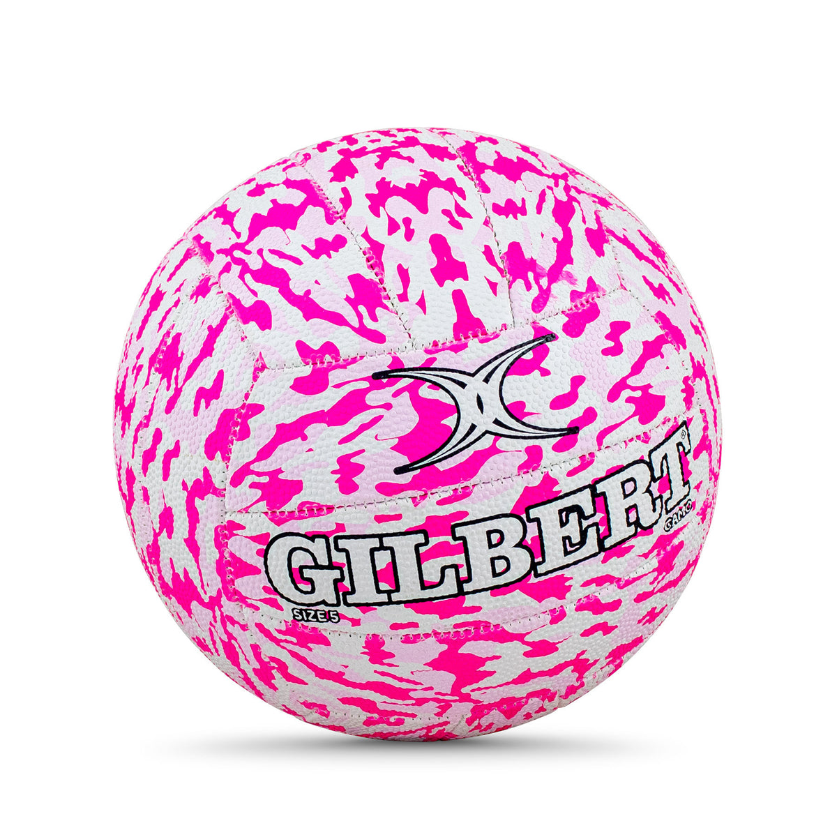 Gilbert Supporter Netball - Pink Camo (Size 5, 4)