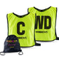 Trident Netball Bibs Set - Yellow (Senior, Junior)