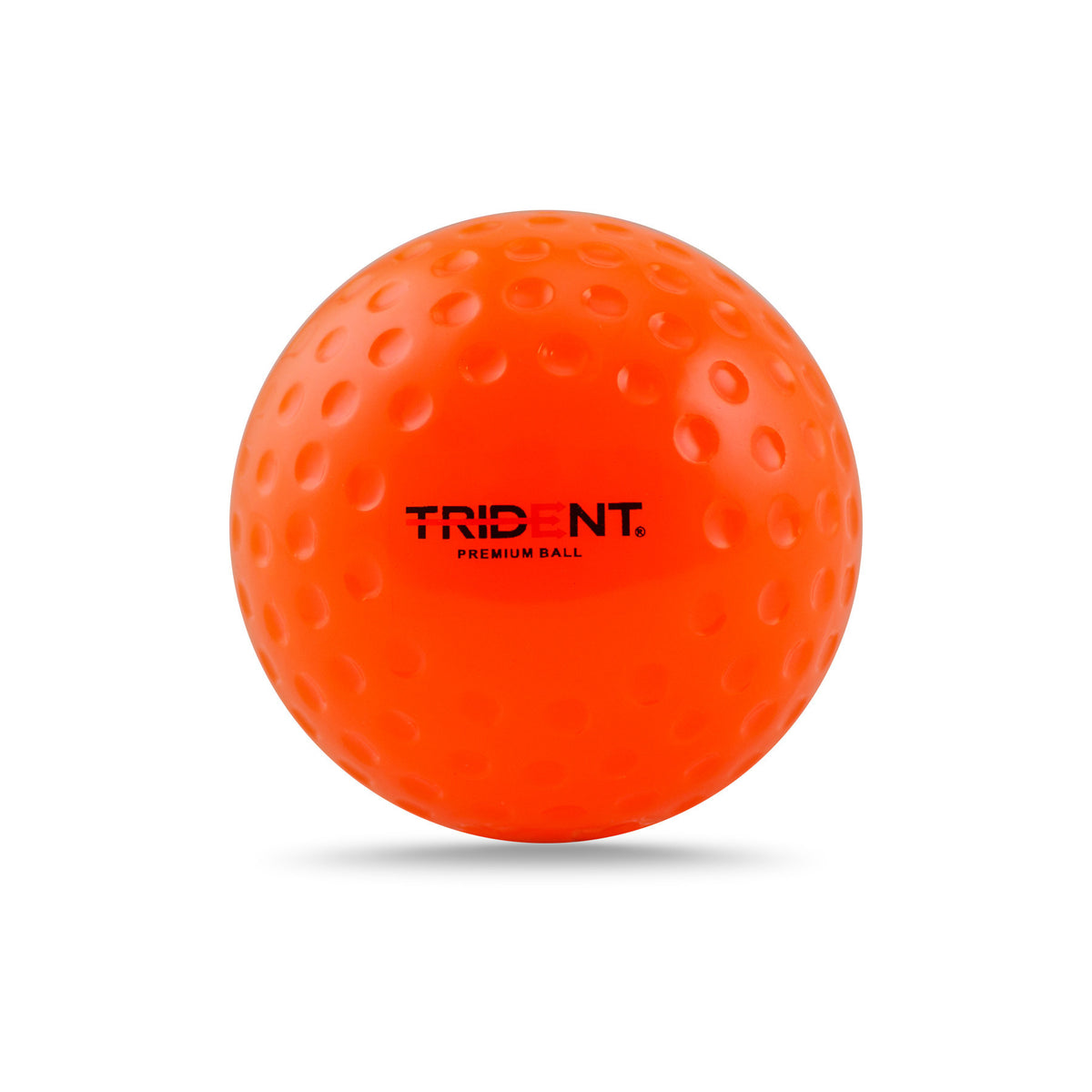 Trident Premium Dimple Hockey Ball - Orange