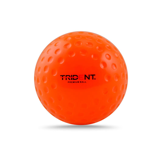 Trident Premium Dimple Hockey Ball - Orange