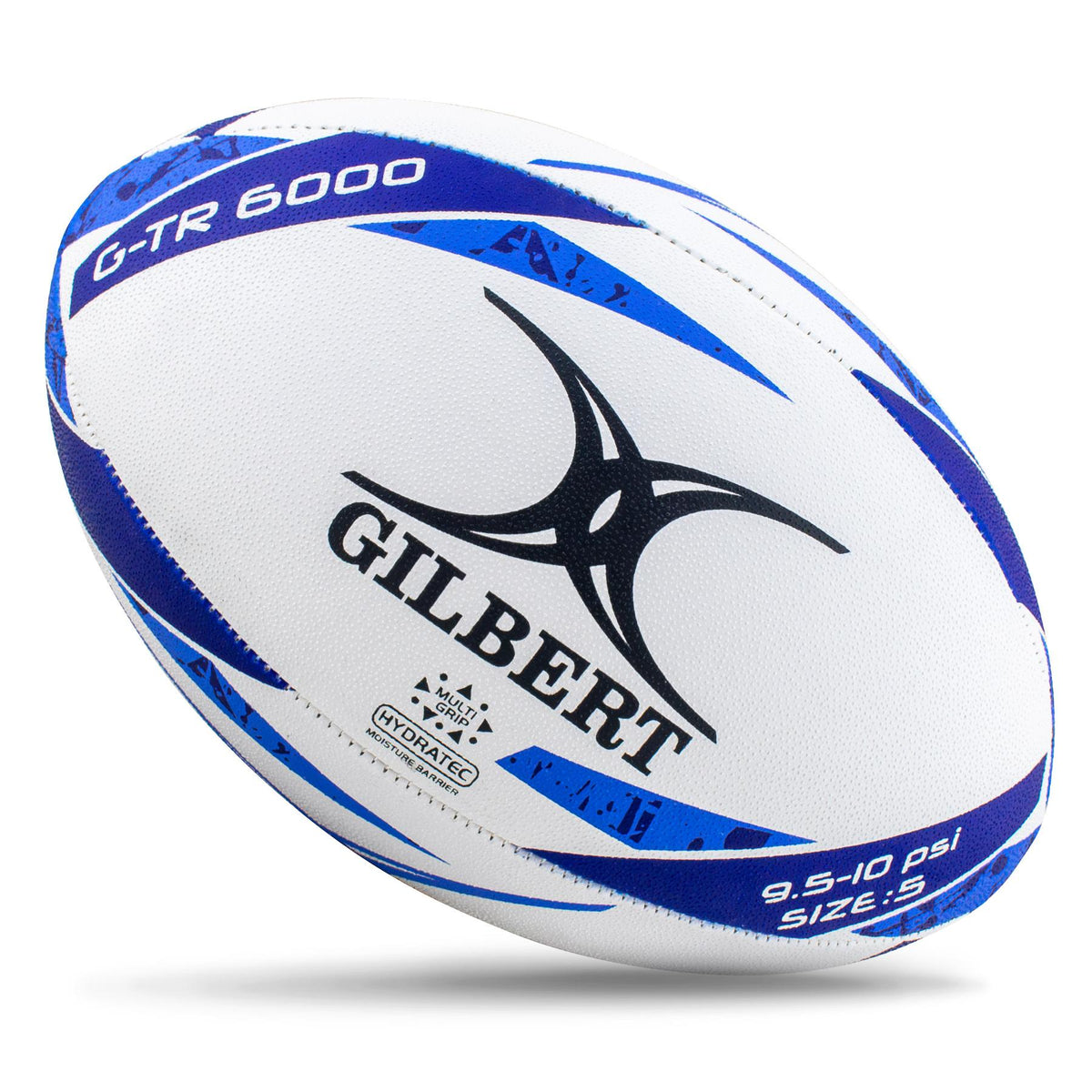 Gilbert GTR 6000 Rugby Ball - Blue (Size 5)