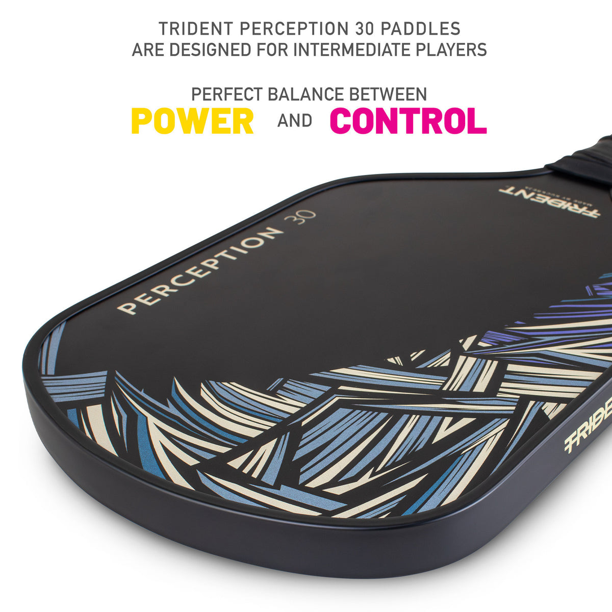 Trident Perception 30 Pickleball Paddle - Sand Grey