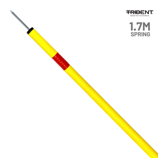 Trident Slalom Pole with Spring - Yellow