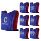 Trident Reversible Netball Bibs Set - Red/Blue (Senior)