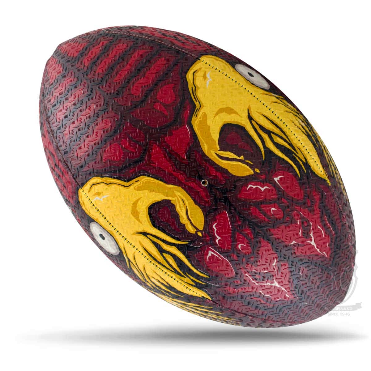 Gilbert Randoms Rugby Ball - Dragon (Size 5) - Image 2