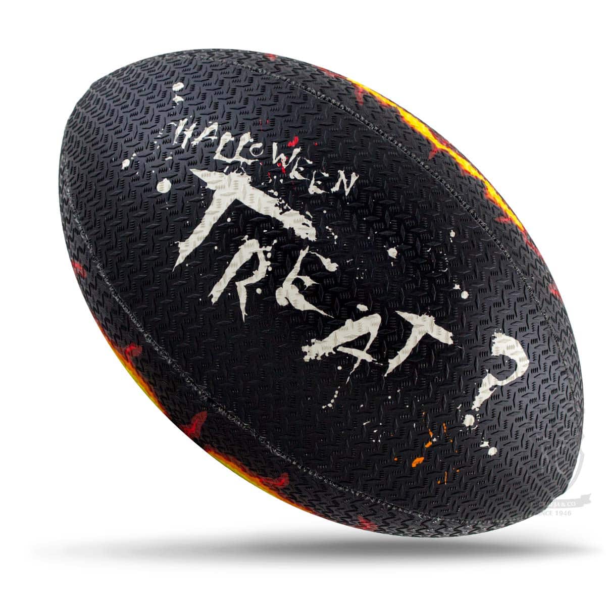 Gilbert Randoms Rugby Ball - Halloween (Size 5) - Image 3