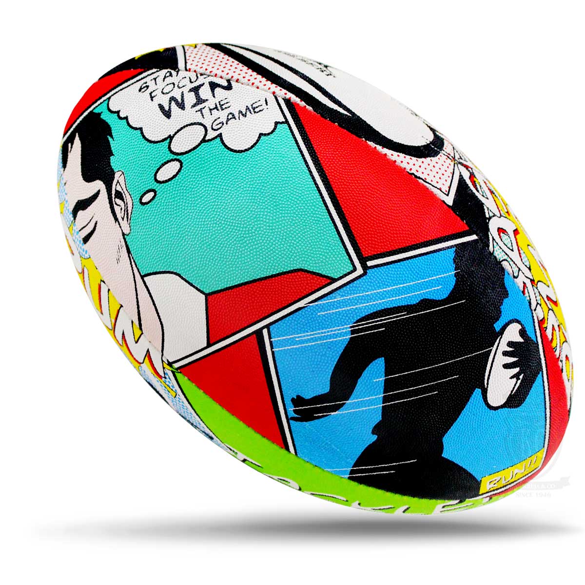 Gilbert Randoms Rugby Ball - Focus (Size 5) - Image 4