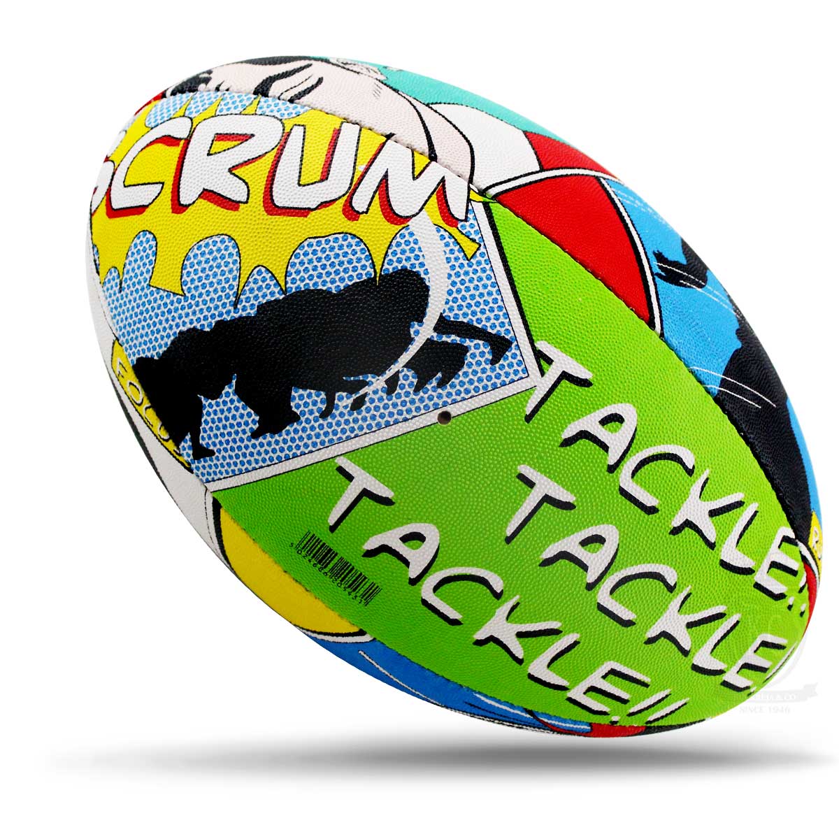 Gilbert Randoms Rugby Ball - Focus (Size 5) - Image 3