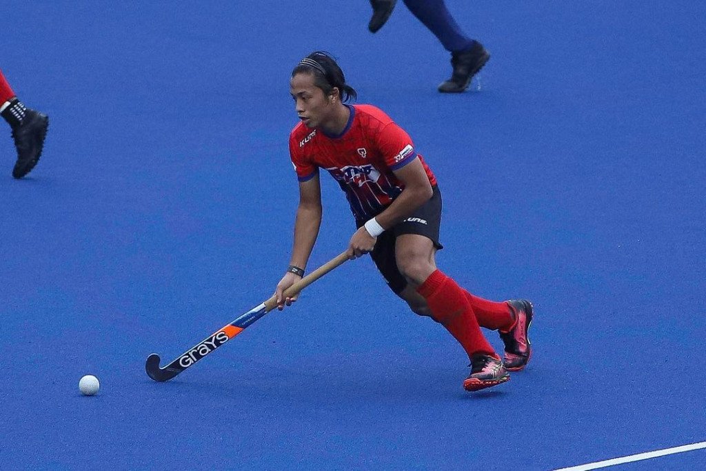Muhajir Rauf started off playing as a Sabah hockey player.