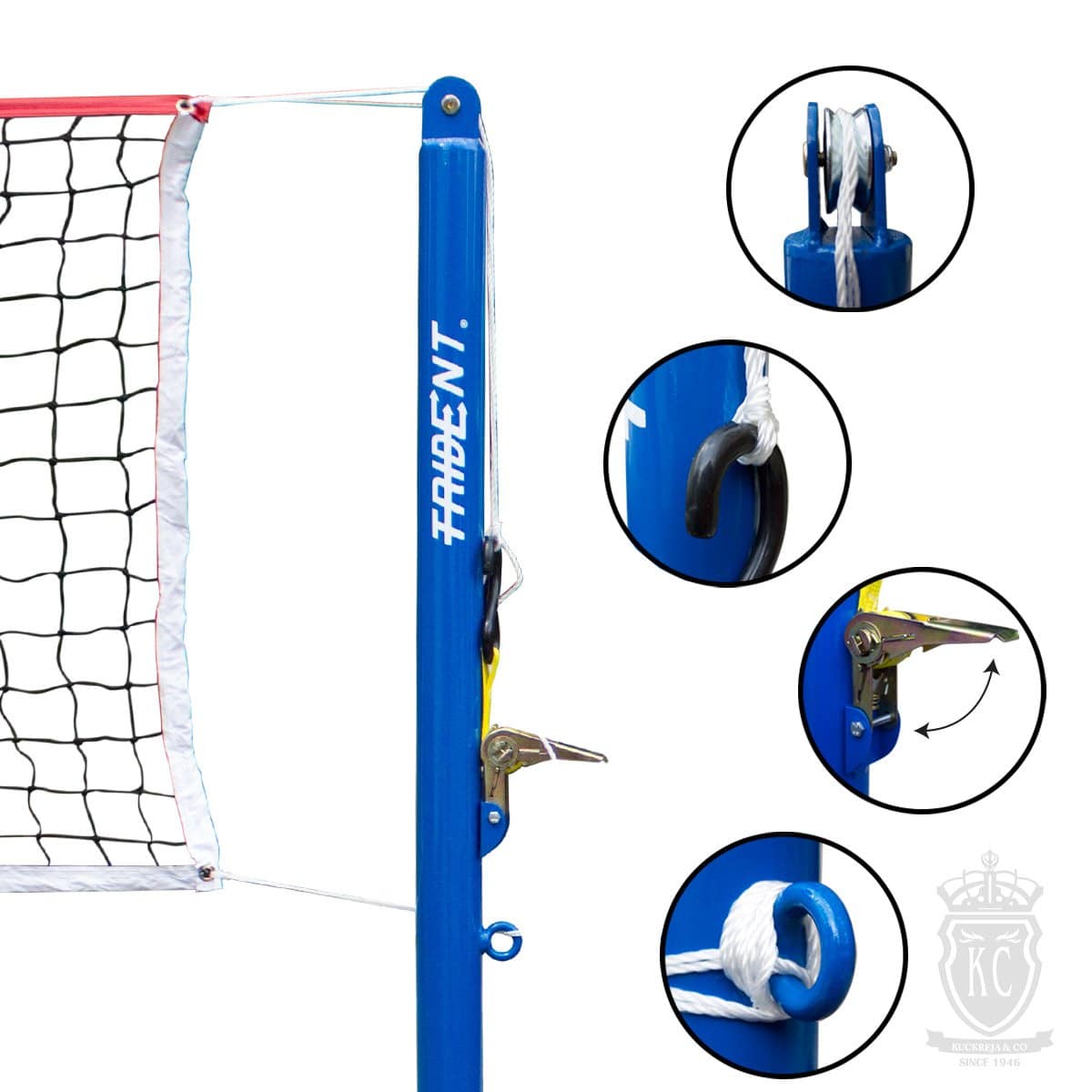 Trident Badminton Posts - Tournament with Weight - Image 2