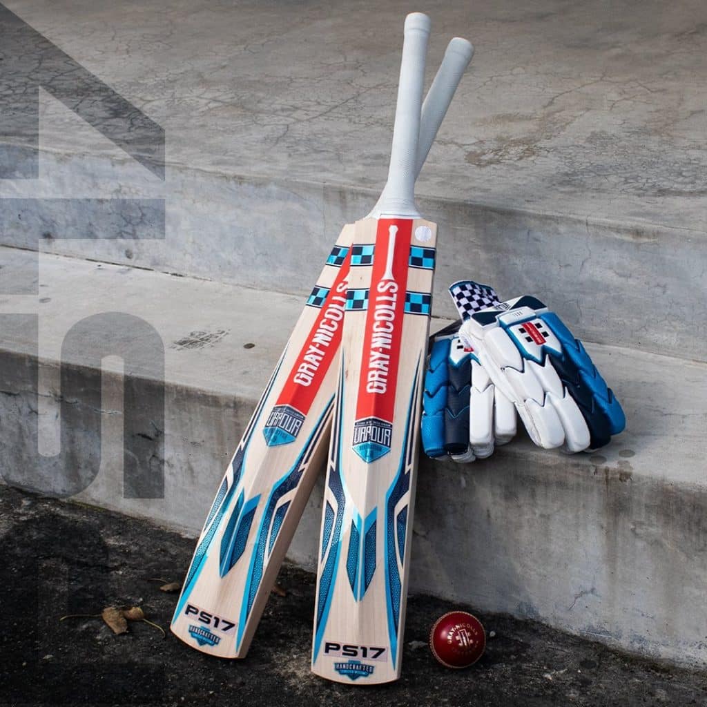 Pavan Singh's new customised Gray Nicolls equipment which he uses to train as a fast cricket bowler in Malaysia