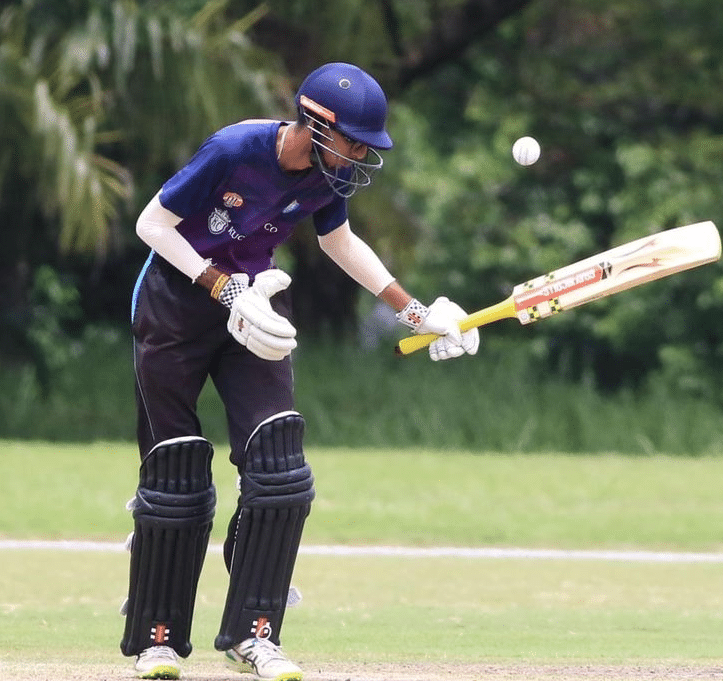 Pavandeep Singh Gray Nicolls Batting Photo