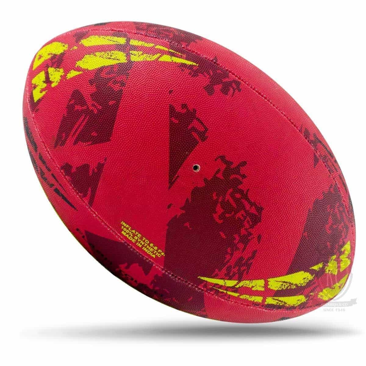 Steeden Flash Touch Rugby Ball - Crimson - Image 2