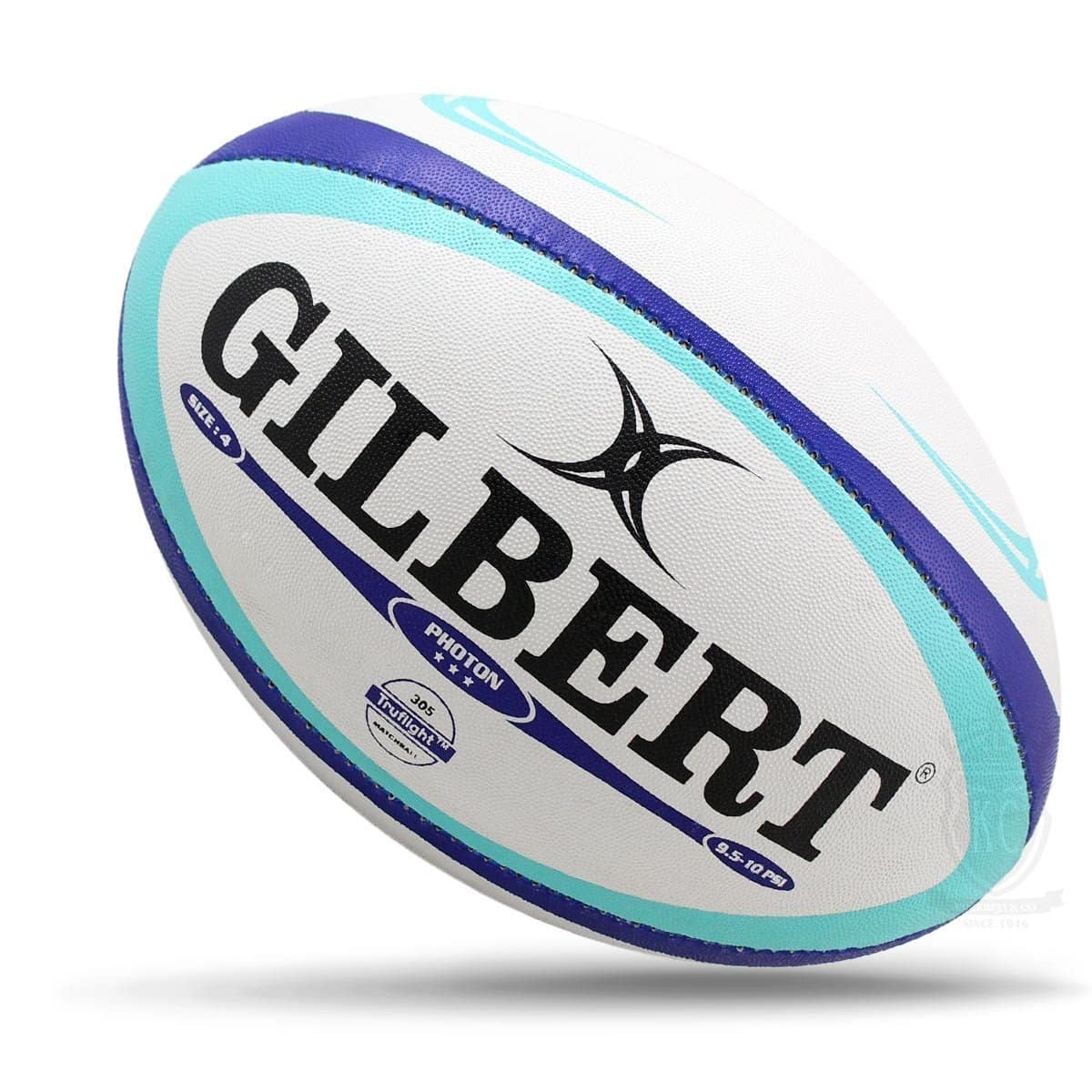 Gilbert Photon Match Rugby Ball - Blue (Size 5) - Image 2