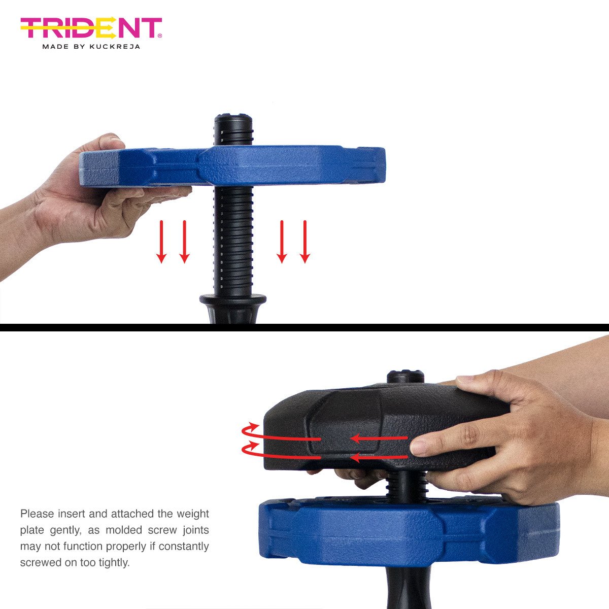 Trident Master Premium Adjustable Dumbbell - 15kg (Piece) - Image 5