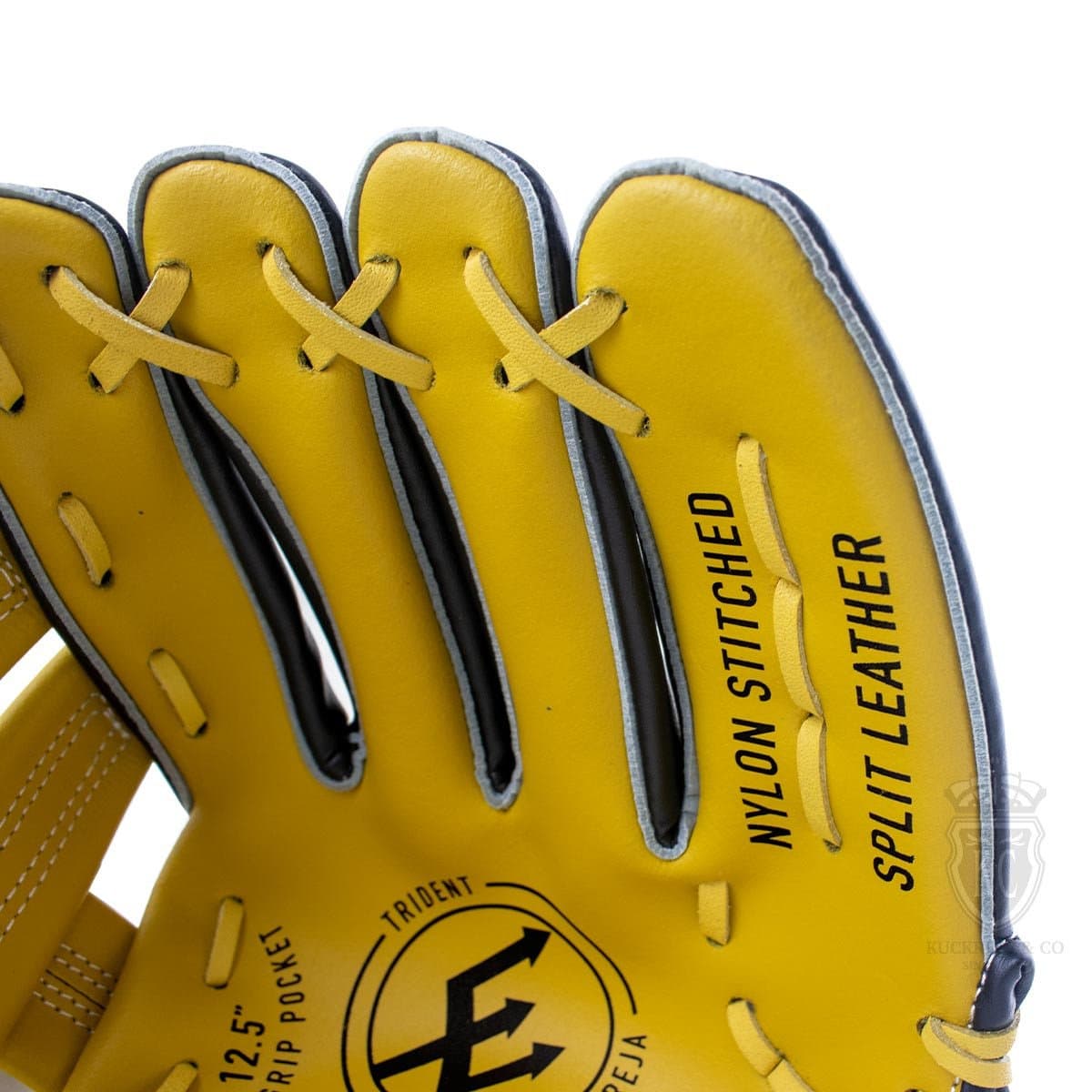 Trident T-60 Softball Glove (Yellow) - RH (12.5") - Image 6