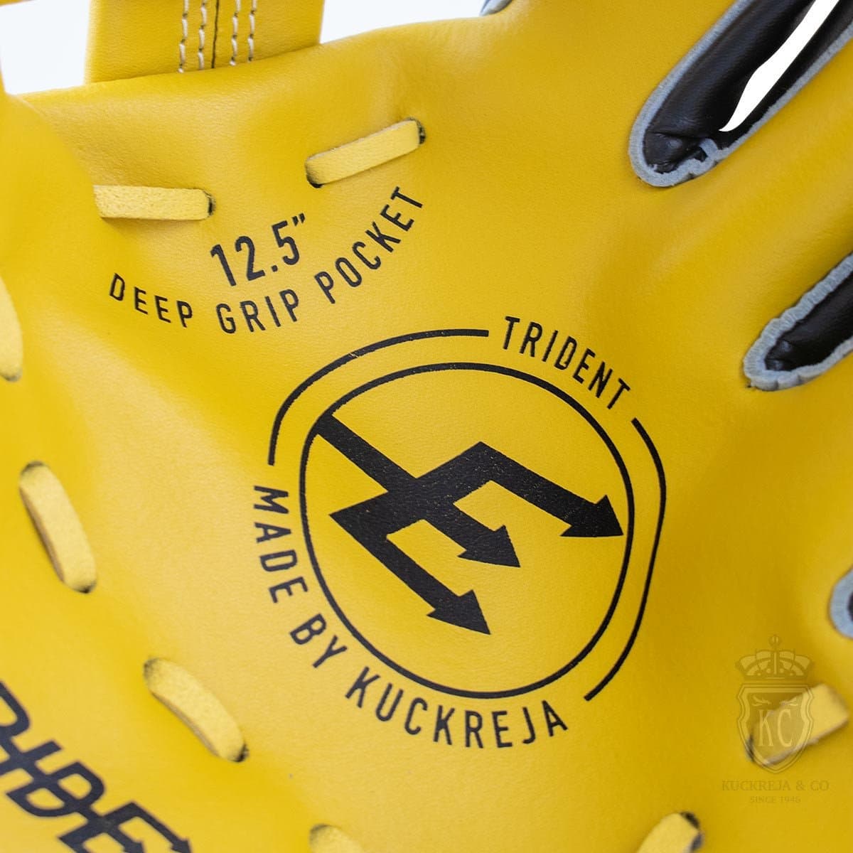 Trident T-60 Softball Glove (Yellow) - RH (12.5") - Image 7