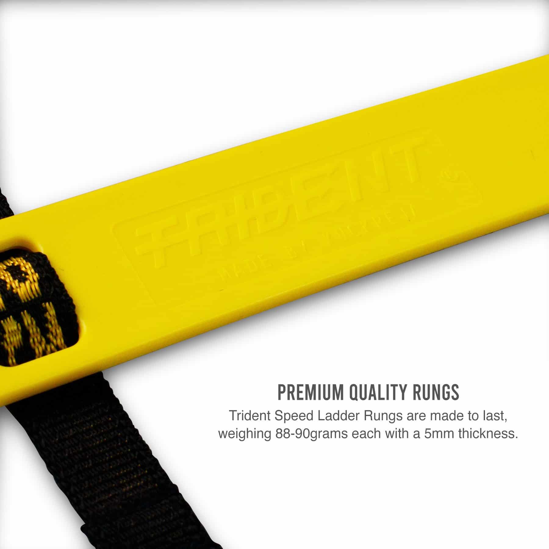 Trident Master Premium Speed Ladder - 3M (Yellow/Black) - Image 2