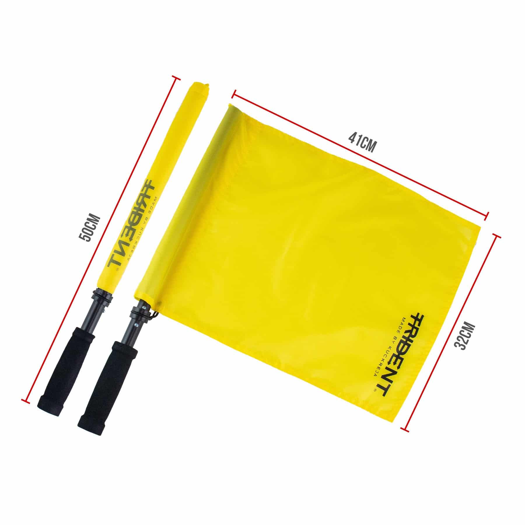 Trident Judge's Flag - Yellow (Pair in Bag) - Image 4