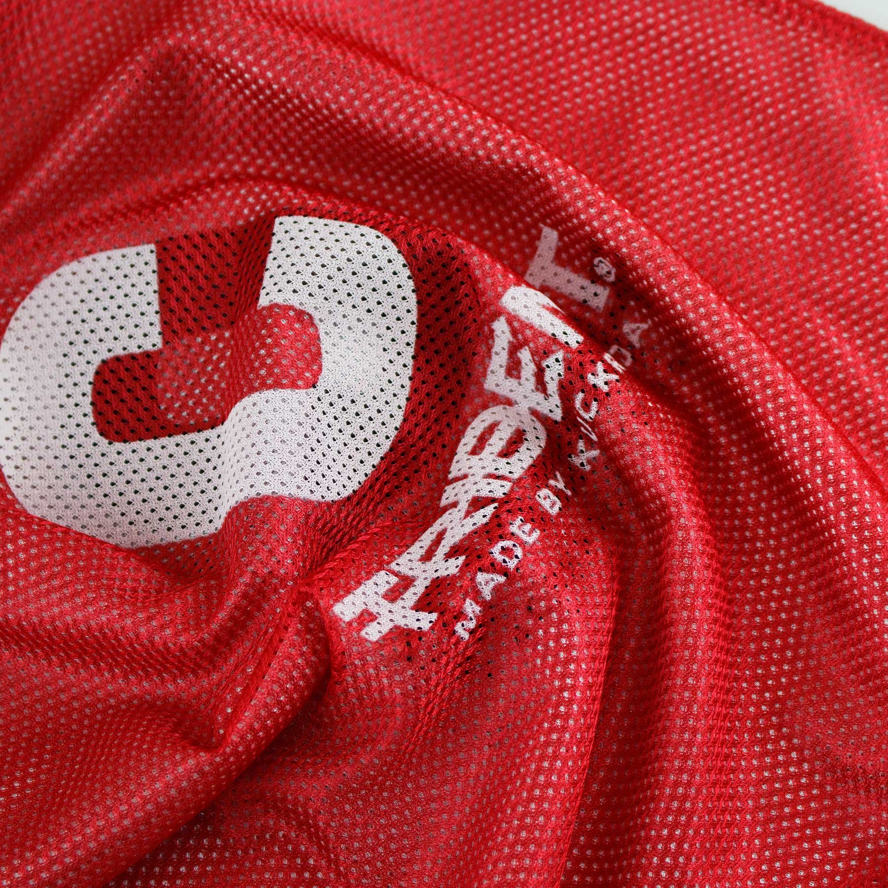 Trident Reversible Netball Bibs Set - Red/White (Senior) - Image 3