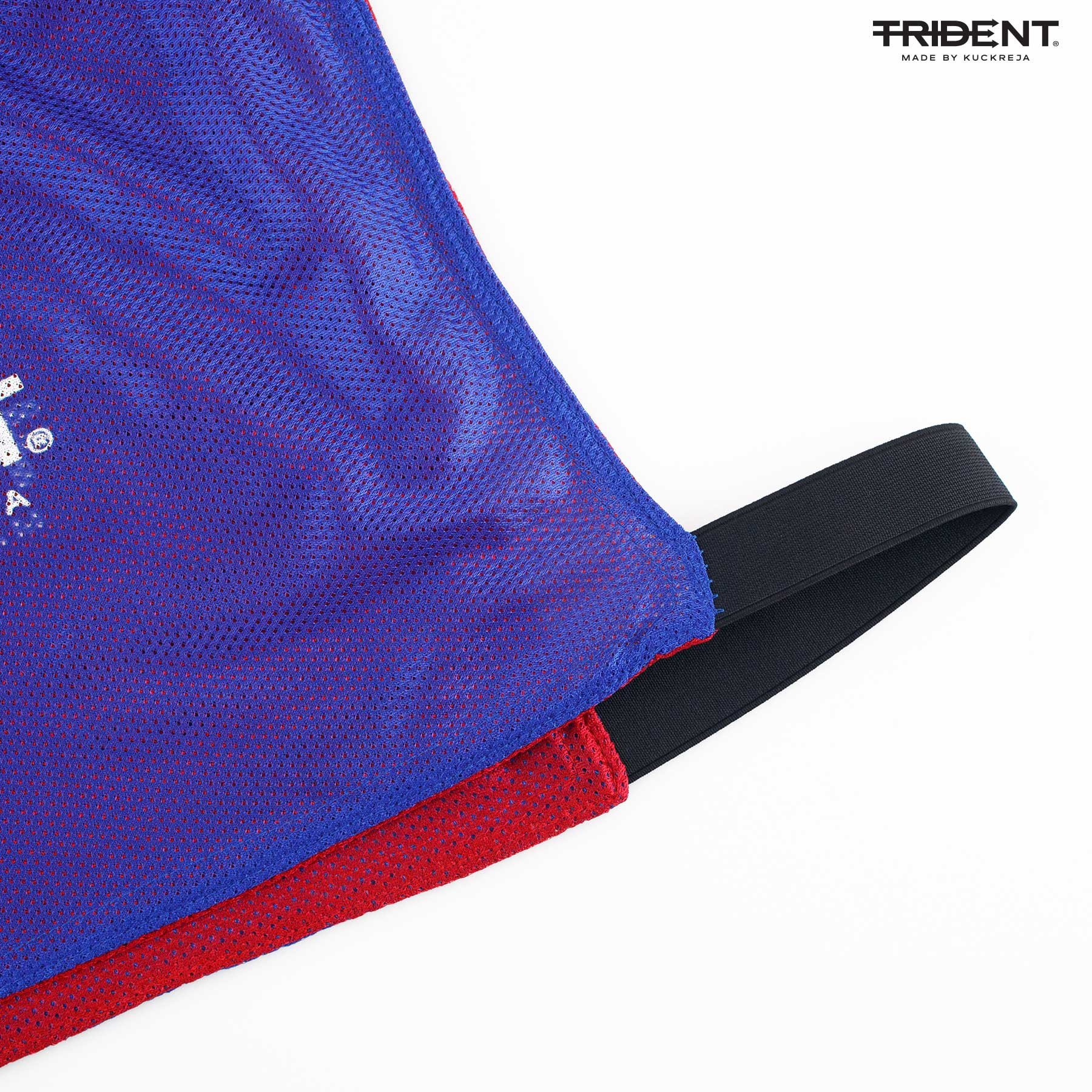 Trident Reversible Netball Bibs Set - Red/Blue (Senior) - Image 4