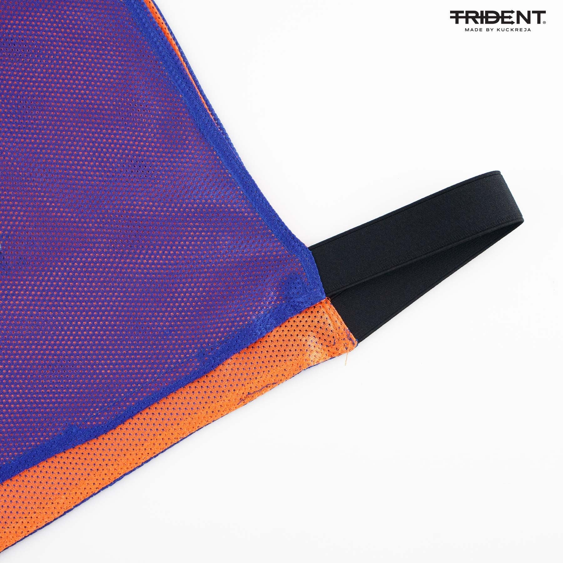 Trident Reversible Netball Bibs Set - Blue/Orange (Senior) - Image 4
