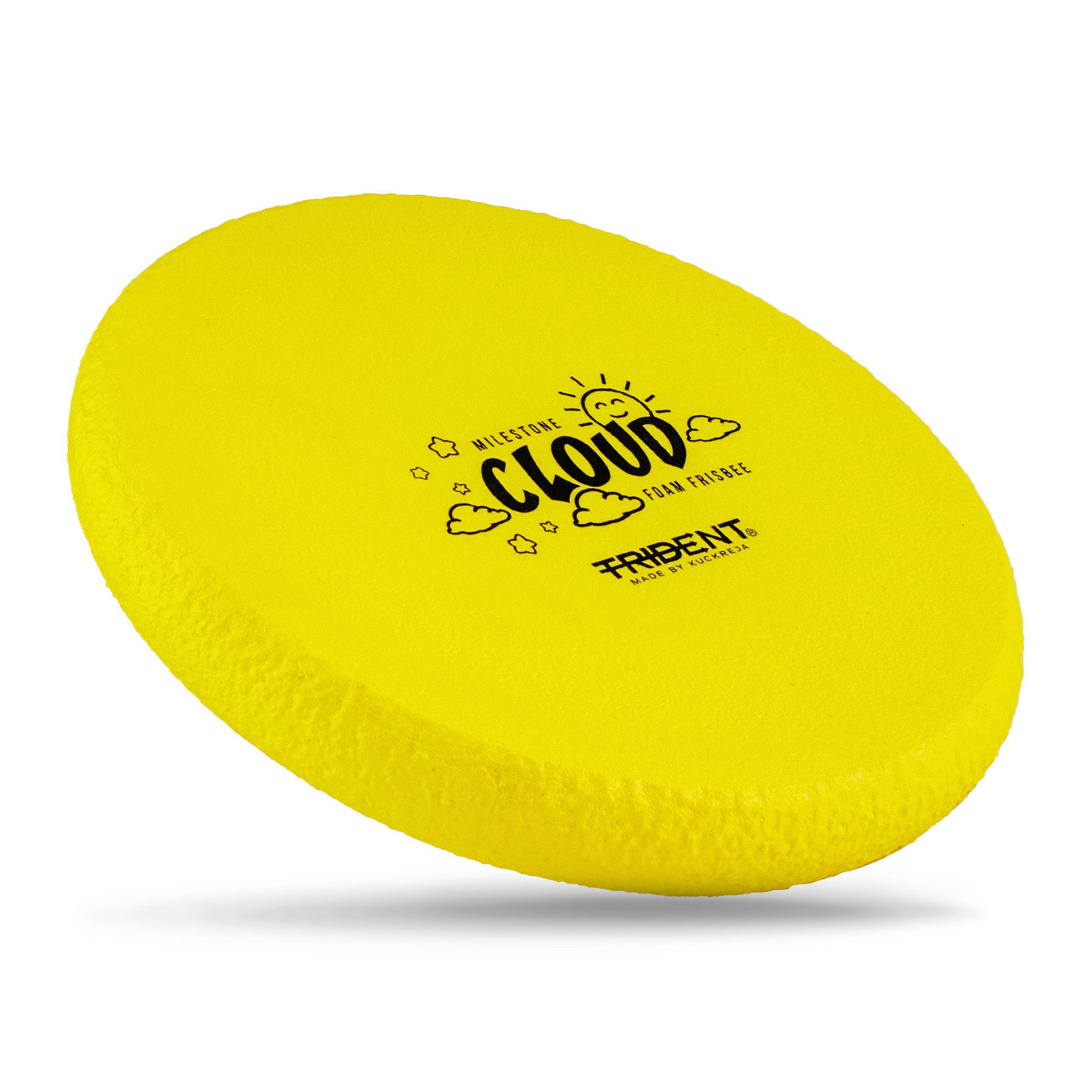 Trident Milestone Cloud Foam Frisbee - Yellow - Image 2