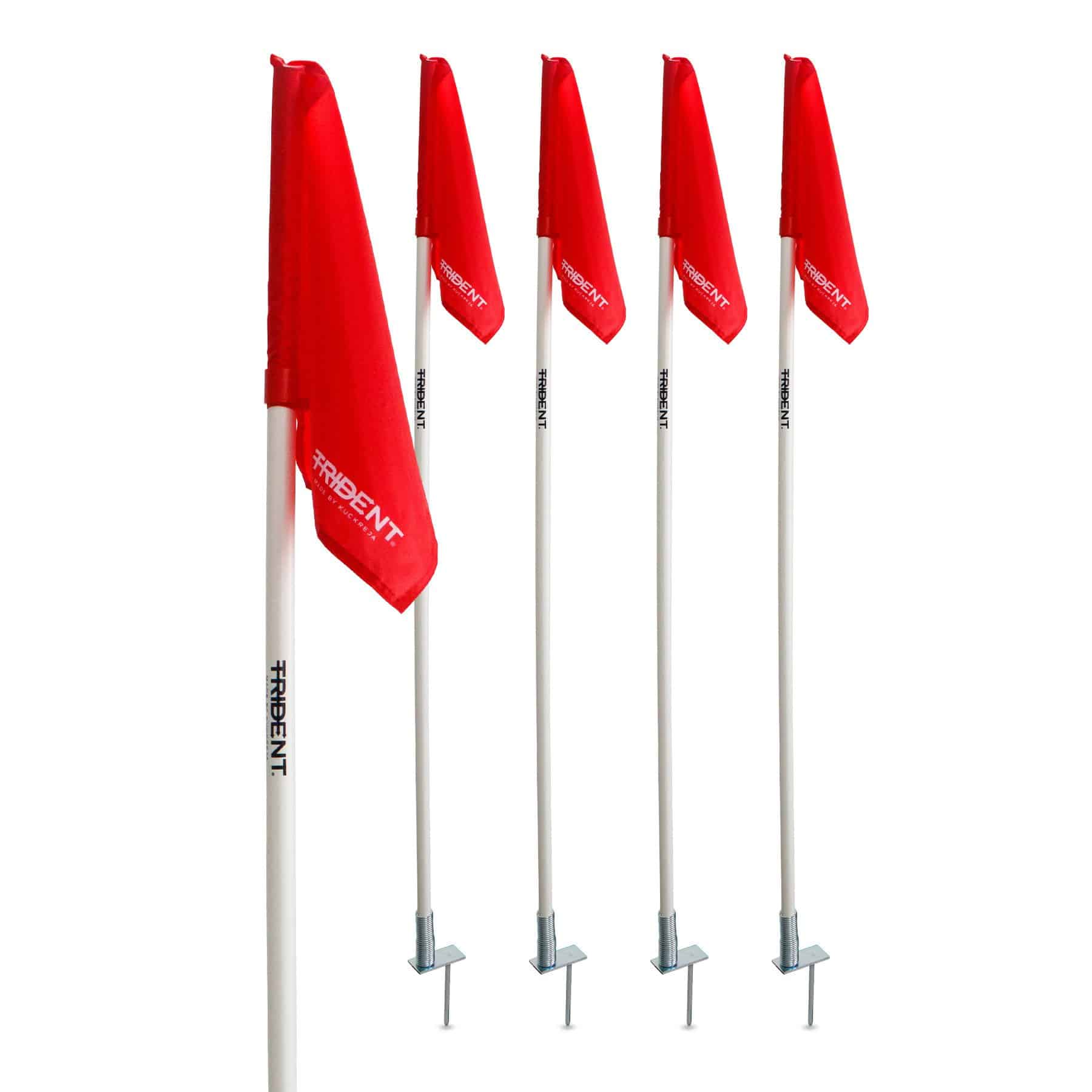Trident Deluxe Corner Flag with Spike (Set of 4) - Image 2