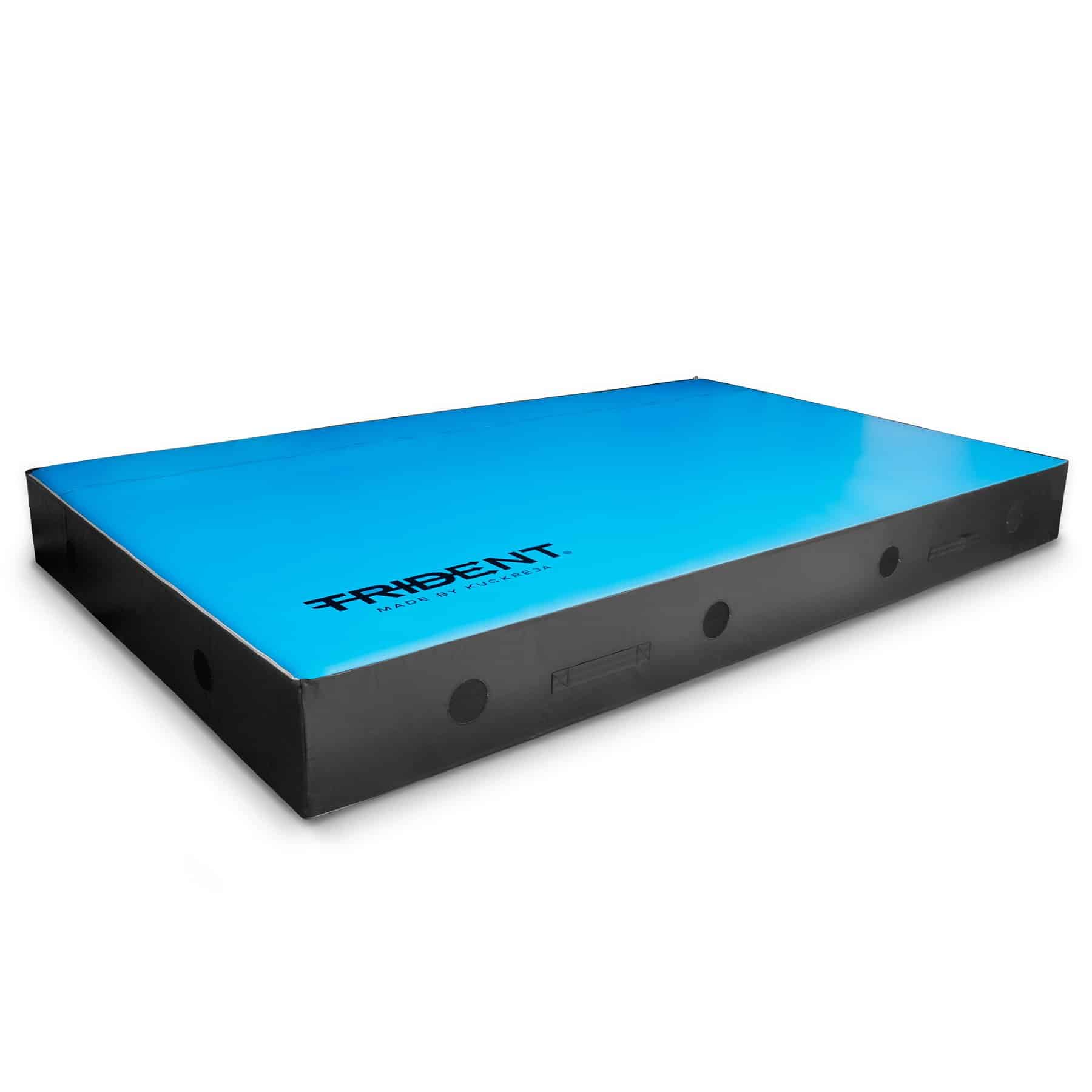 Trident High Jump Landing Mat - 10' x 6' x 12" (Blue/Black) - Image 2
