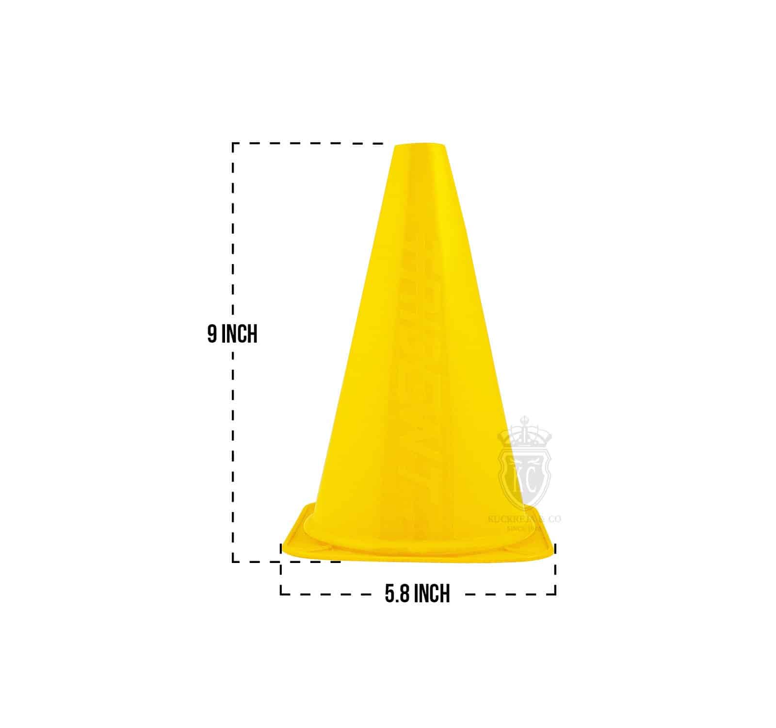 Trident 9" Cone - Yellow - Image 2