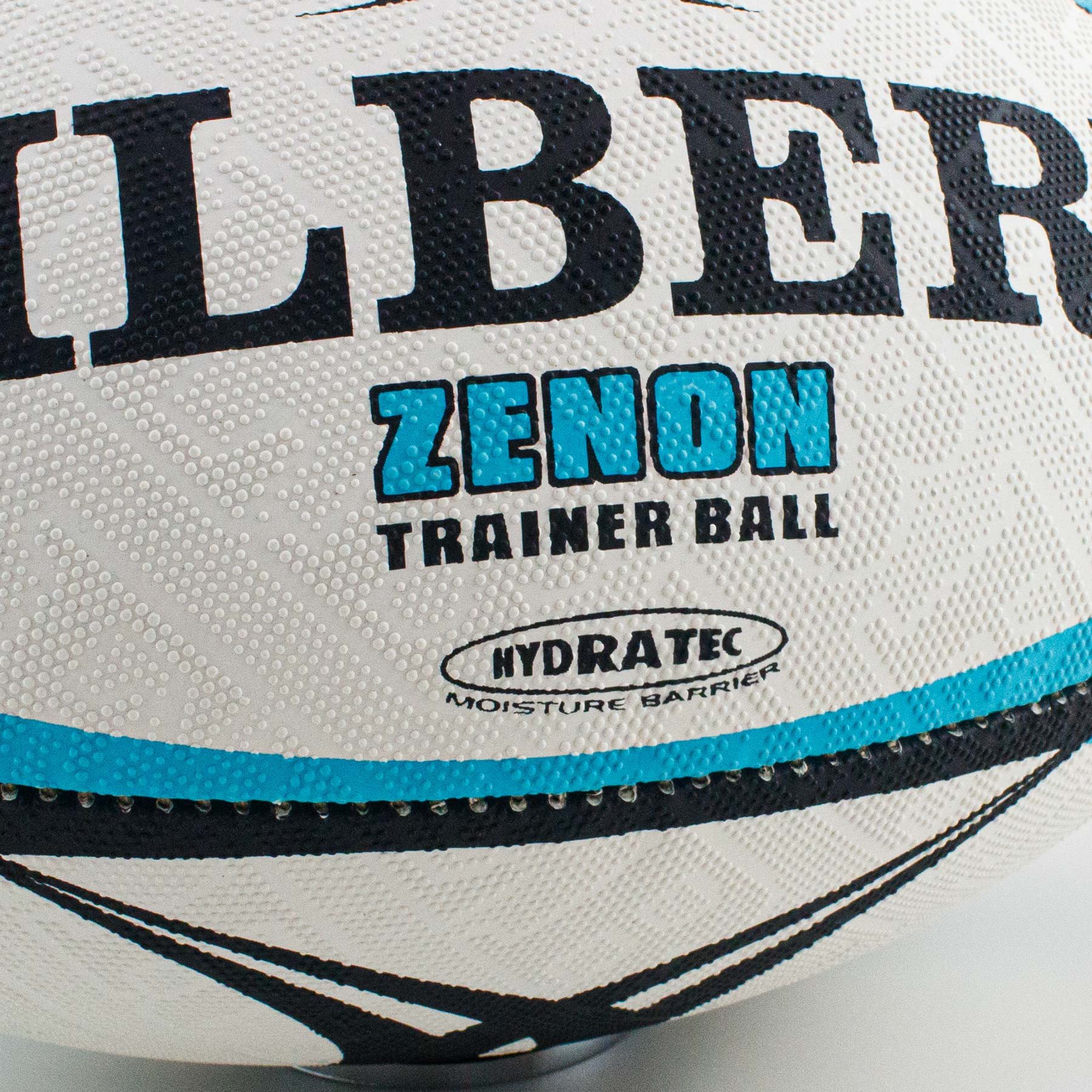 Gilbert Zenon Rugby Ball - Teal (Size 5, 4, 3) - Image 4
