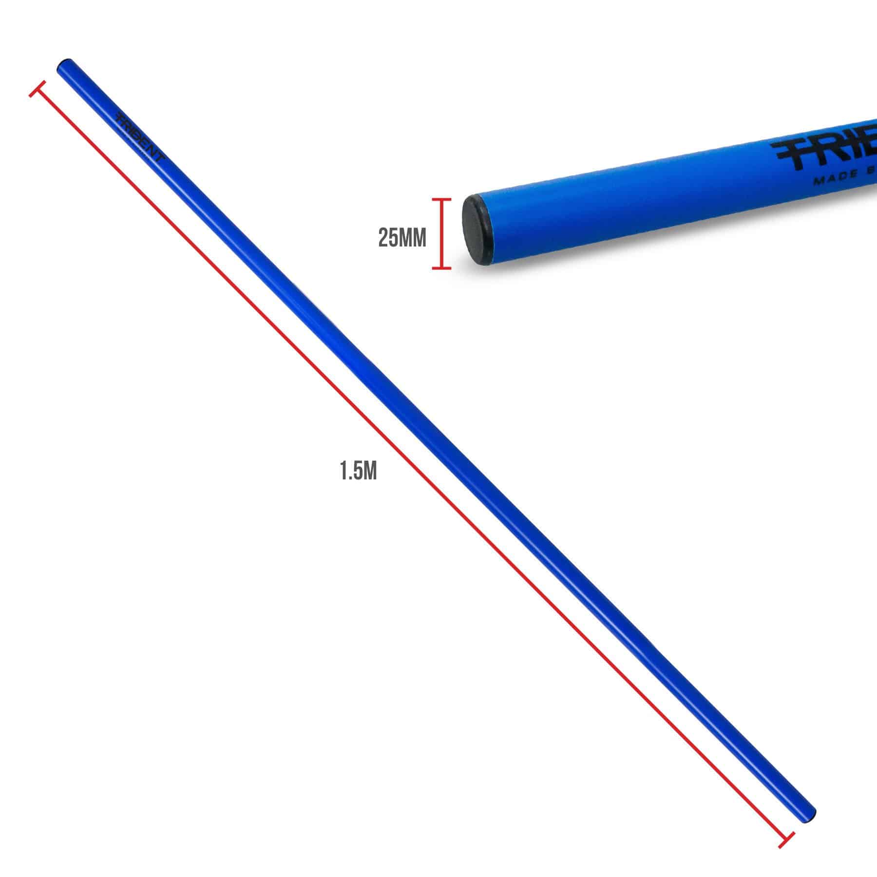 Trident 25mm Plastic Crossbar - 1.5m (Blue) - Image 4