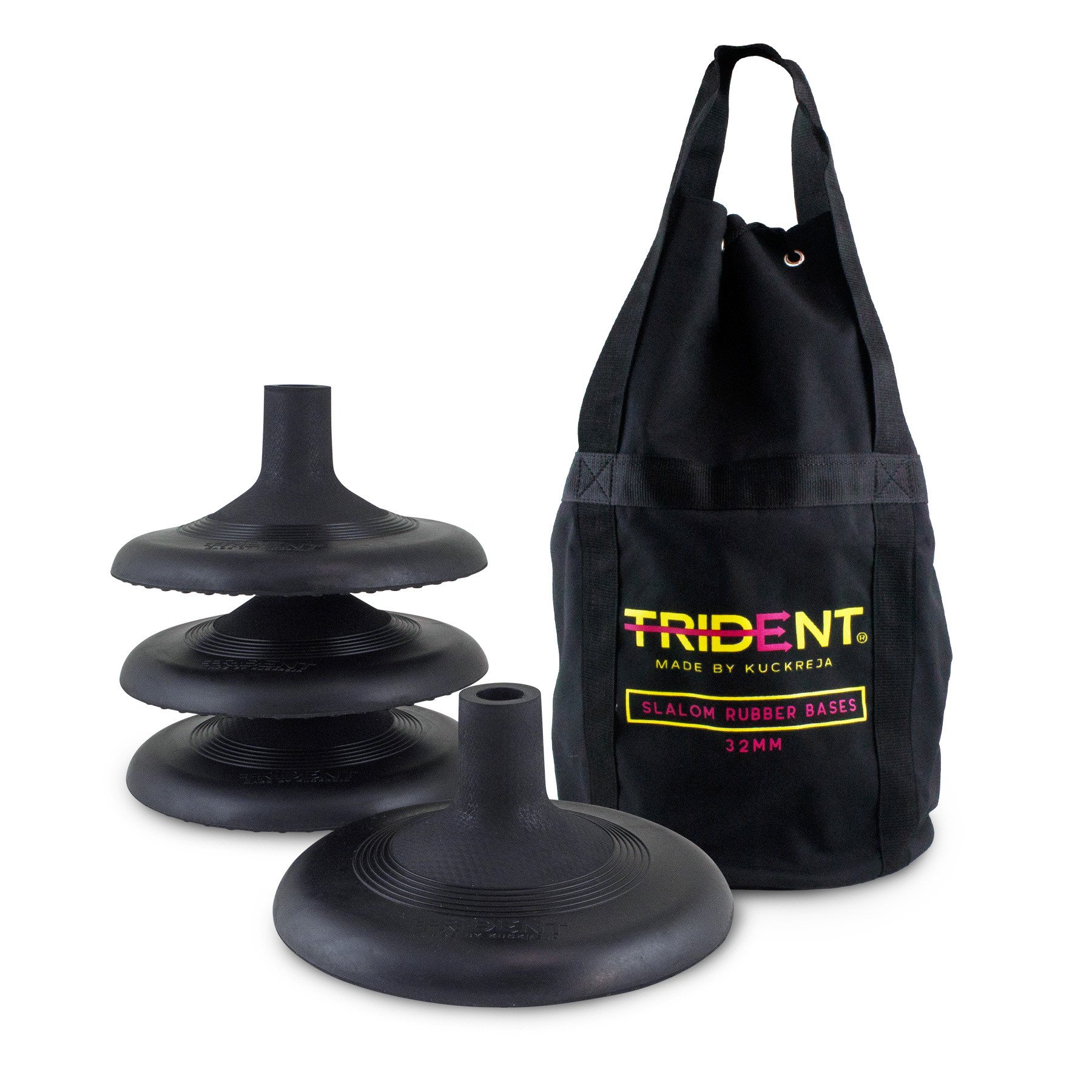 Trident 32mm Slalom Pole Rubber Base Bag