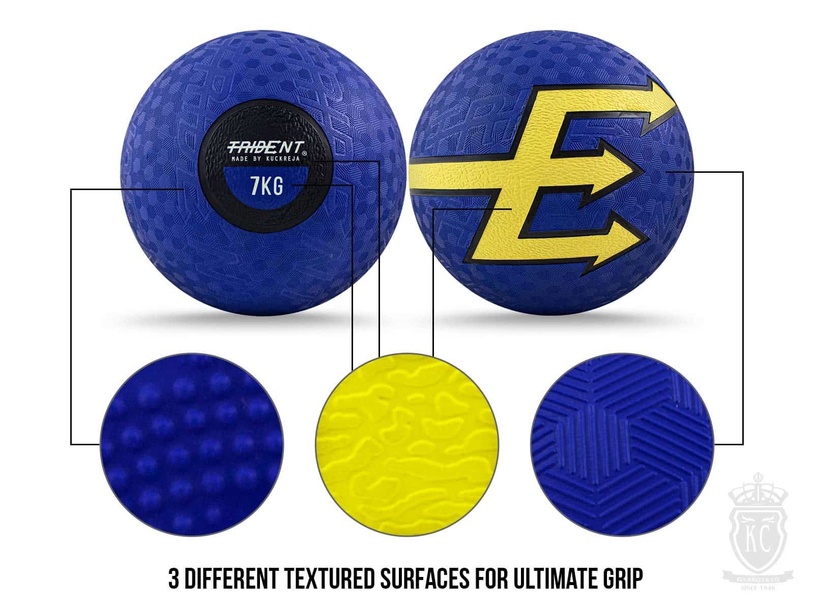 Trident Premium Medicine Ball - 7kg - Image 4