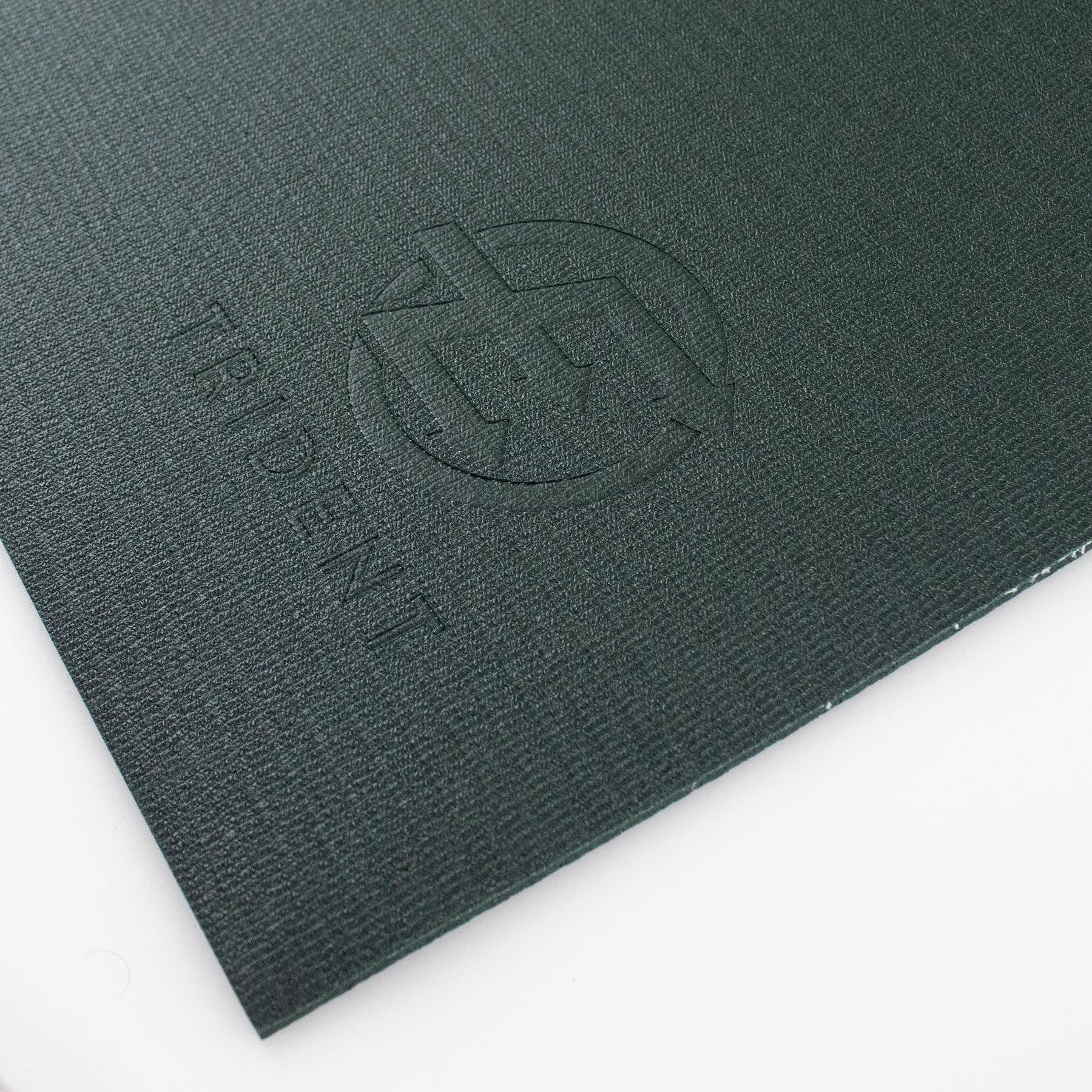 Trident Ultra Grip Fusion Rubber Yoga Mat - 6mm (Forest Green) - Image 6