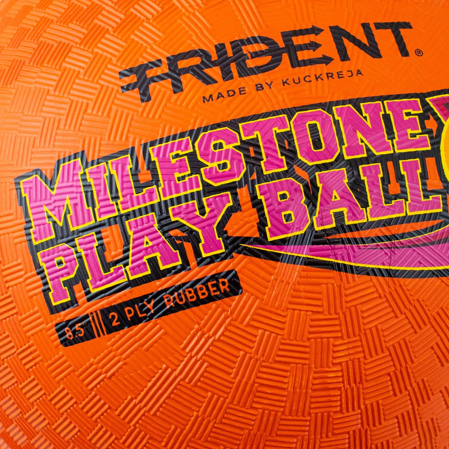 Trident Milestone Playground Ball (Dodgeball) - Orange - Image 6