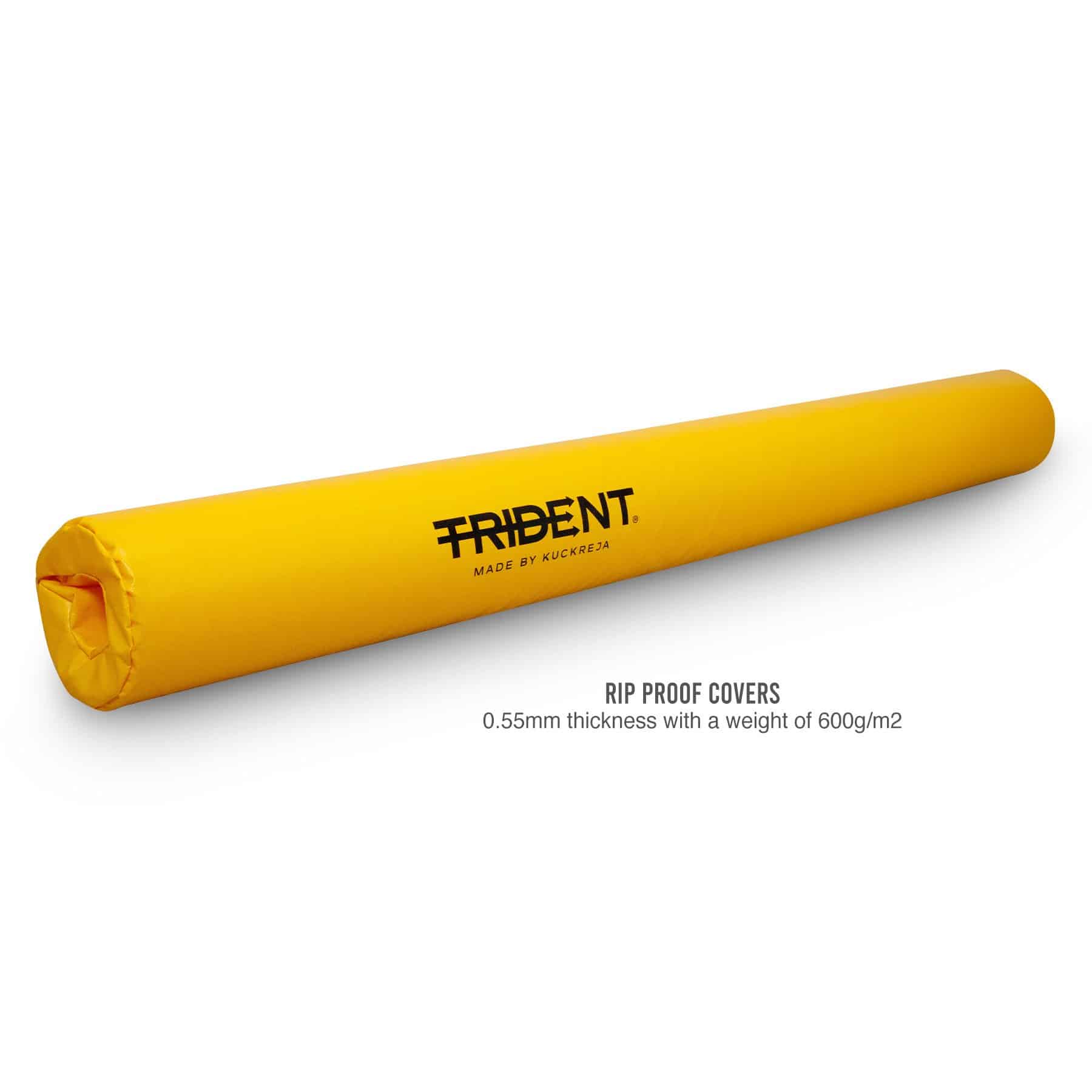 Trident Netball Post Protectors - 6' x 2" (Yellow) - Image 4