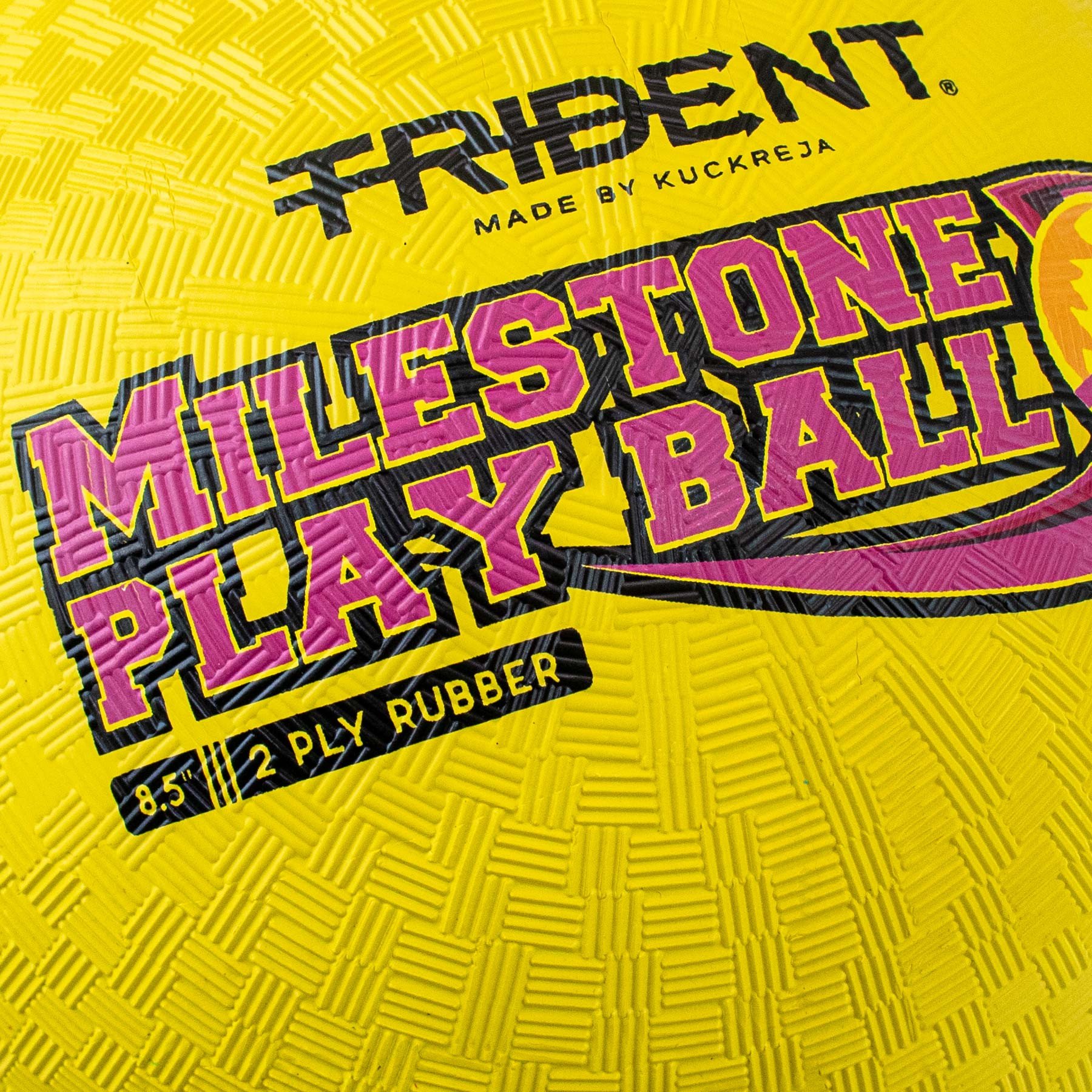 Trident Milestone Playground Ball (Dodgeball) - Yellow - Image 6