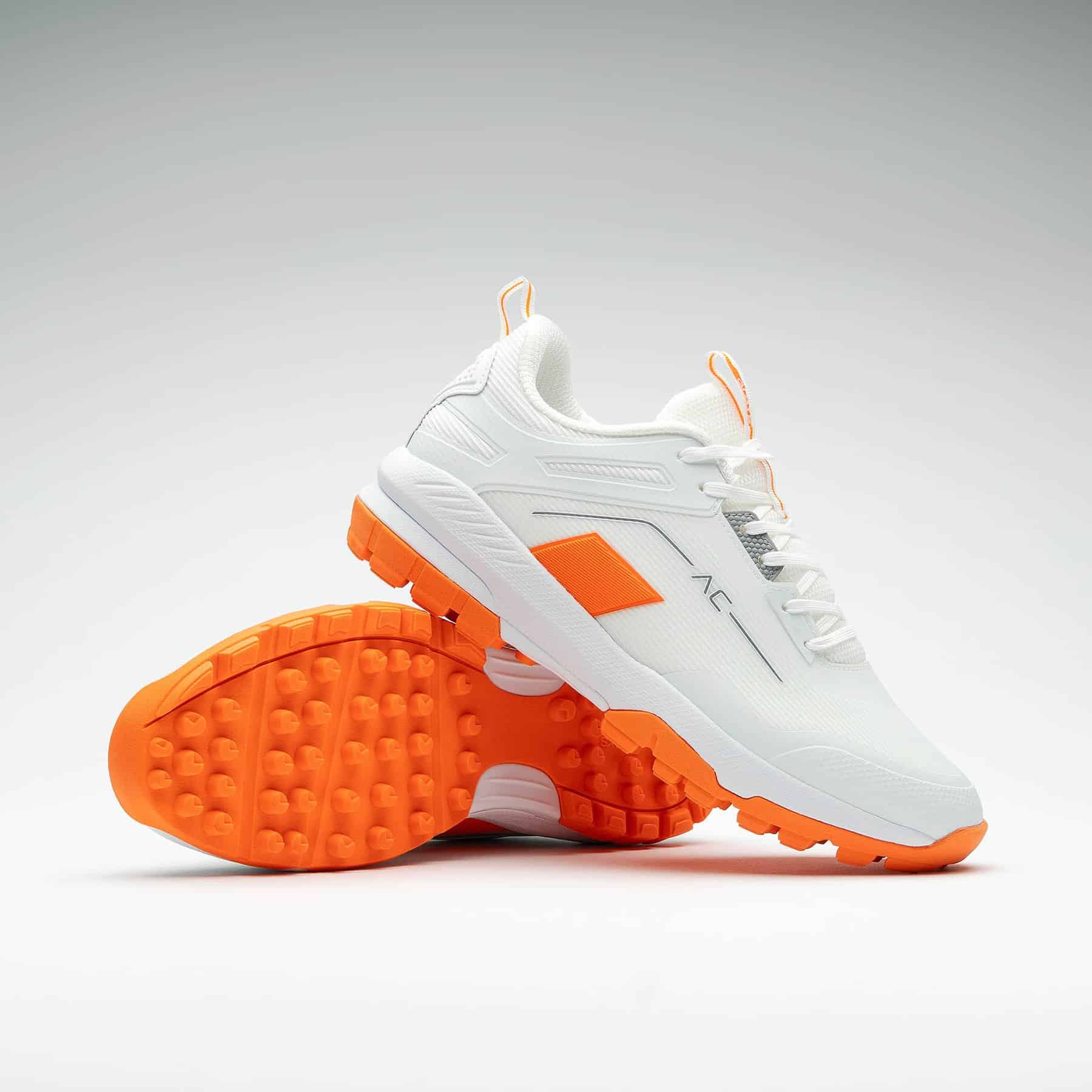 Grays Aero Cage X10 Hockey Shoes - White/Orange