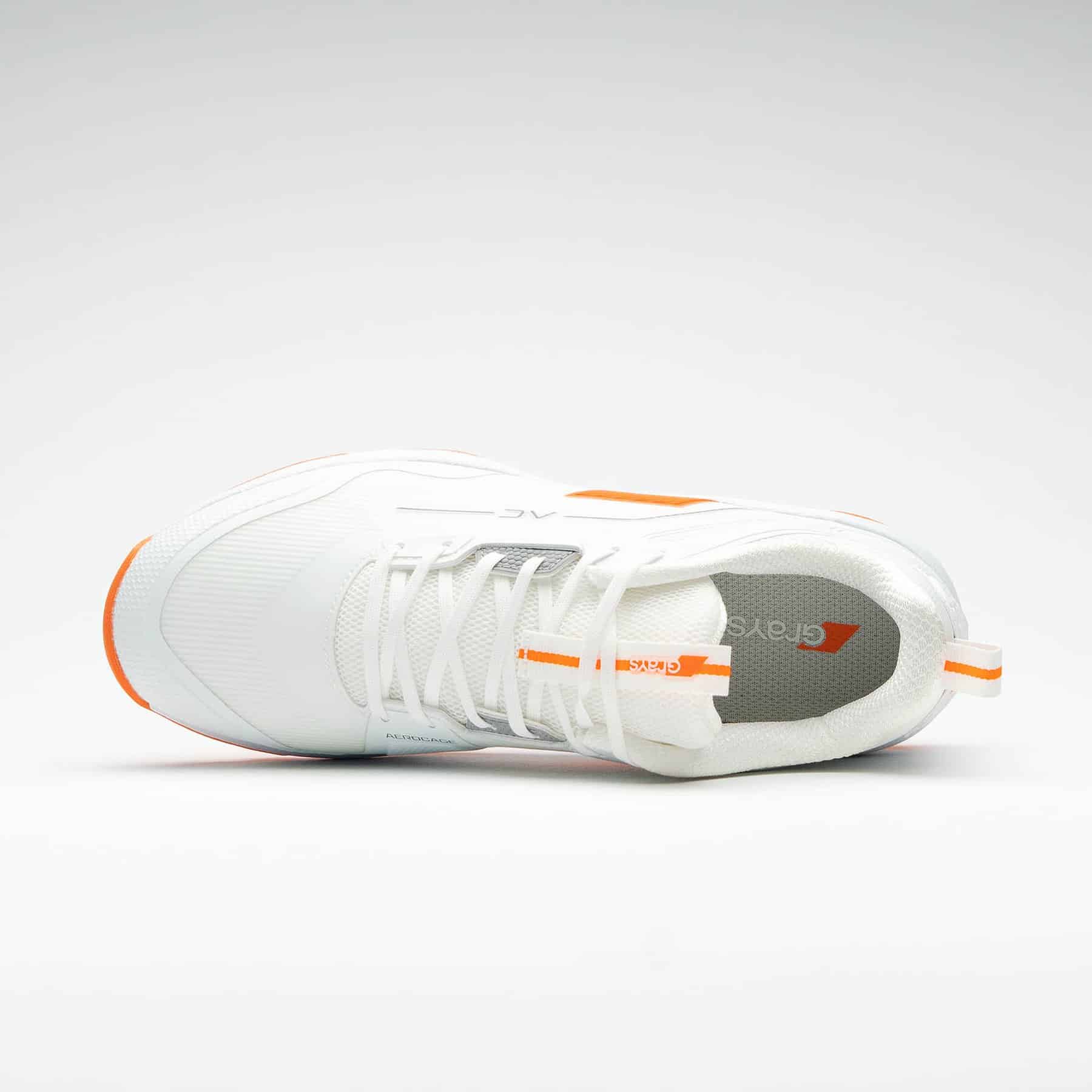 Grays Aero Cage X10 Hockey Shoes - White/Orange - Image 6