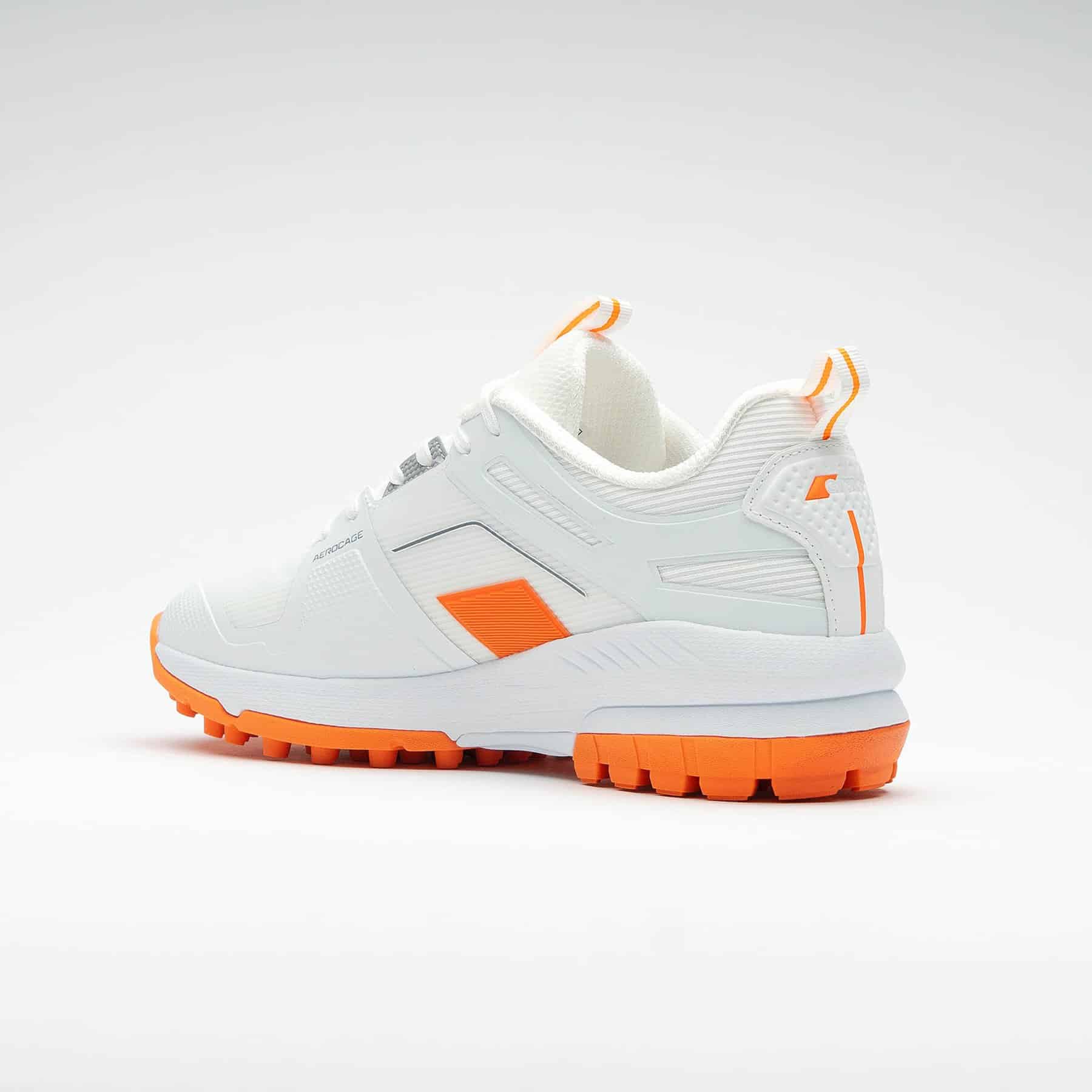 Grays Aero Cage X10 Hockey Shoes - White/Orange - Image 7