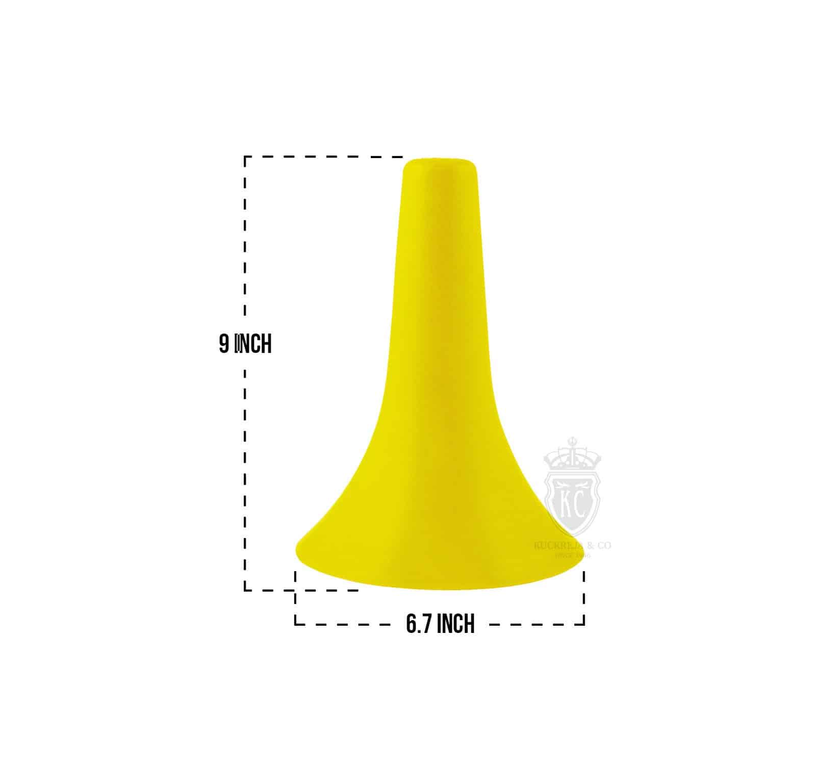 Trident 9" Agility Cone - Yellow - Image 2