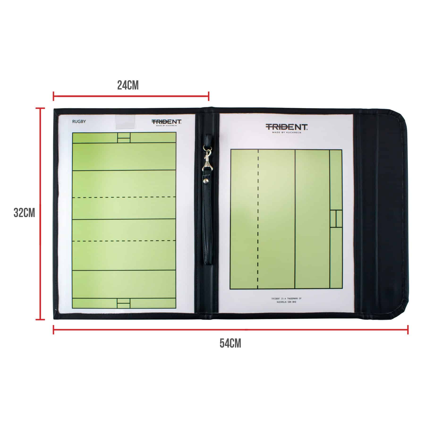 Trident Magnetic Coaching Folio - Rugby - Image 4