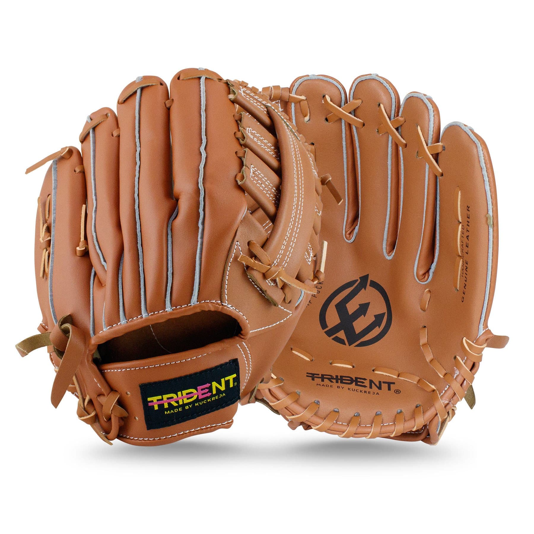 Trident T-60 Softball Glove (Tan) - LH (12.5") - Image 3