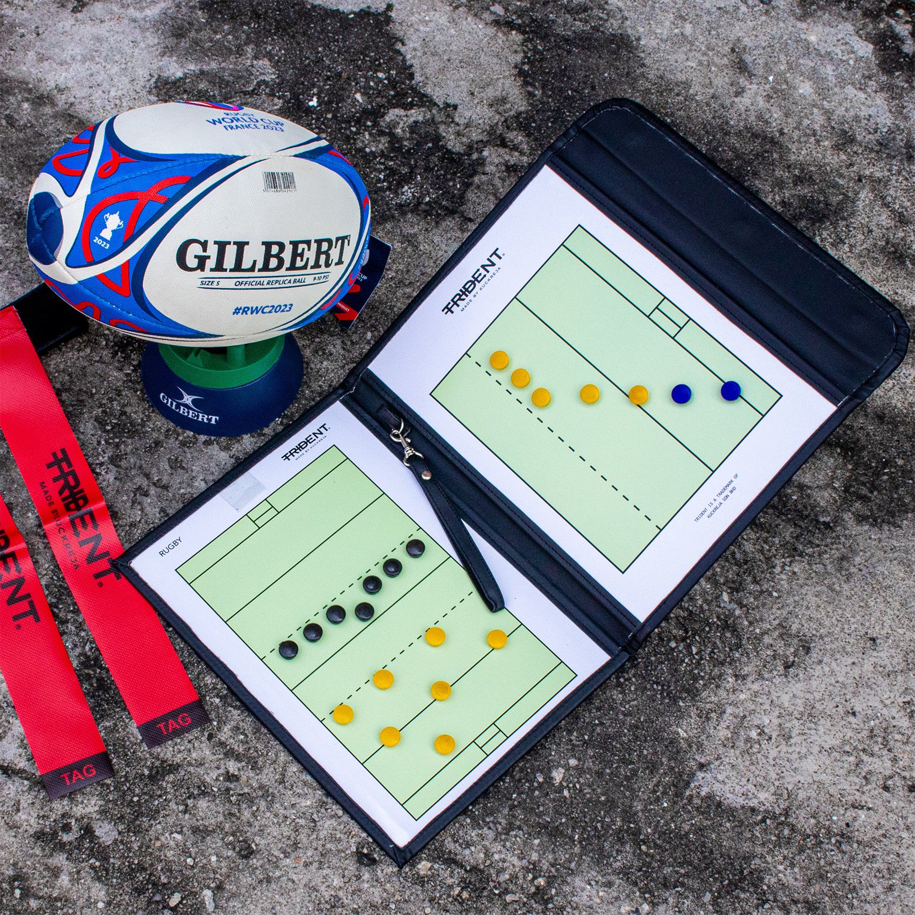 Trident Magnetic Coaching Folio - Rugby - Image 6