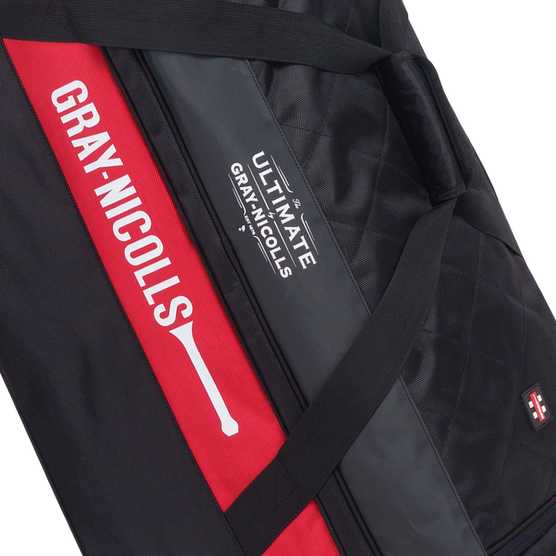 Gray Nicolls Ultimate 1.1 Wheelie Bag - Black/Red - Image 2