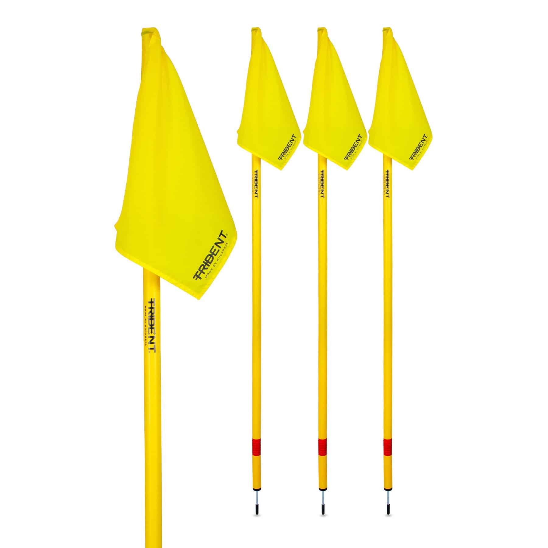 Trident Spare Corner Flags - Set of 4 (Yellow) - Image 3