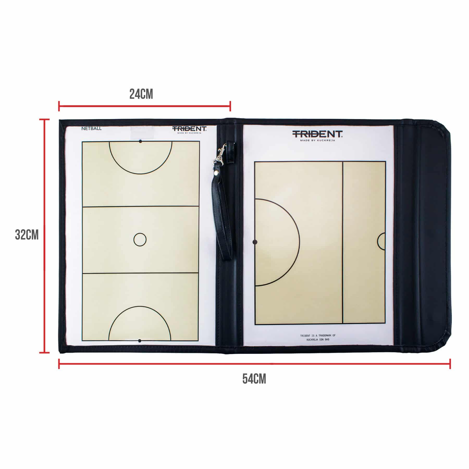 Trident Magnetic Coaching Folio - Netball - Image 5