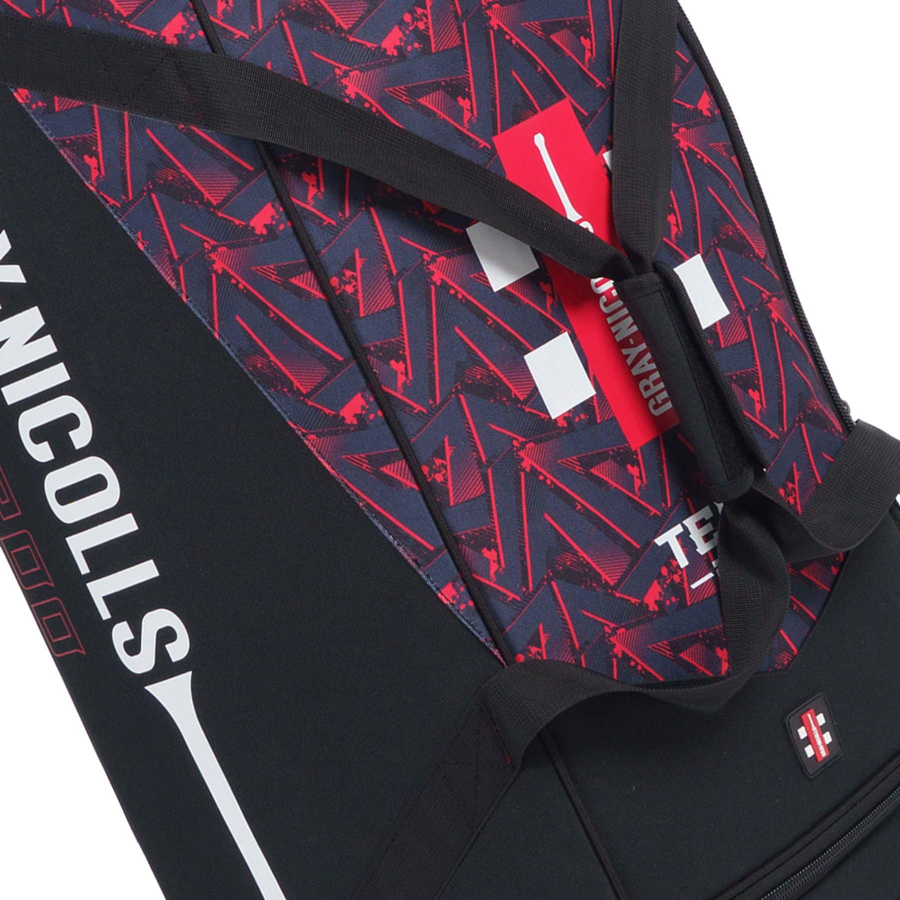 Gray Nicolls Team 200 Wheelie Bag - Black/Red - Image 2